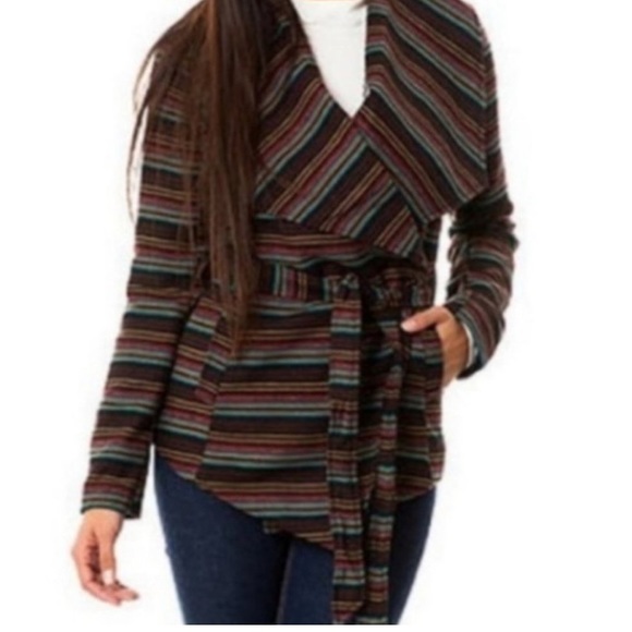 Belted Blazer Shacket (Size S) - Picture 2 of 4